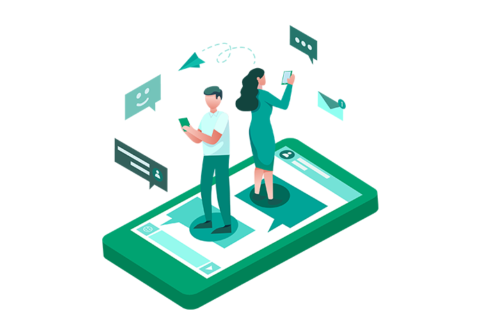 人と人がつながるビジネスマッチングのイメージ
